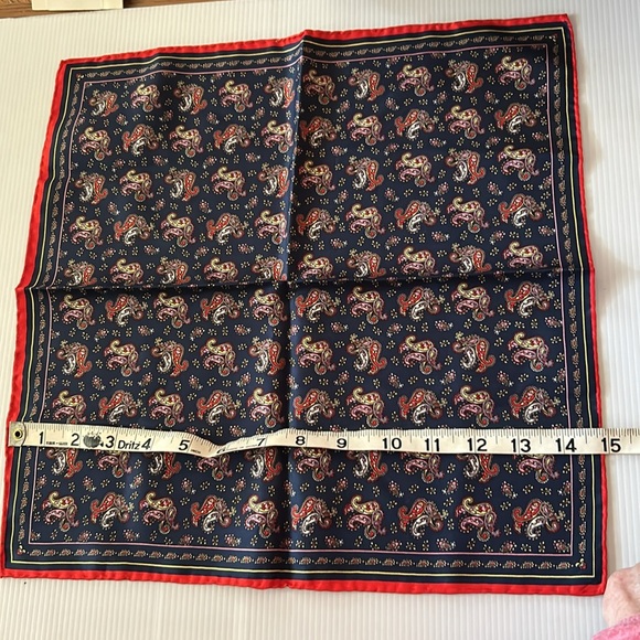 Vintage Neck Scarf or Pocket Square Insert - Picture 5 of 6
